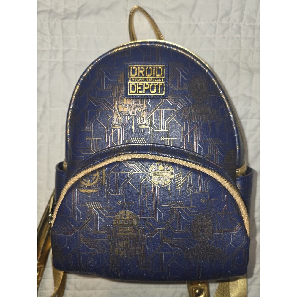 Like new Disney star wars galaxys edge brand mini droid backpack bookbag bag